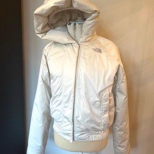 Womens North Face goose down puffy bomber ski jacket medium